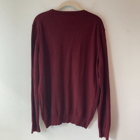 J.LINDEBERG V-Neck Merino Wool sweater  - size XL - Picture 5 of 11